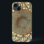 Sonnenblume-Blüte auf blaugrünem Hintergrund Case-Mate iPhone Hülle<br><div class="desc">Ein In-Ihrgesicht Druck einer Sonnenblumeblüte auf einem blaugrünen Hintergrund. Sie können die Bienen fast hören,  nahe der Blume zu summen,  bereit zu helfen,  Welt mit dieser botanischen Schönheit zu bestäuben!</div>