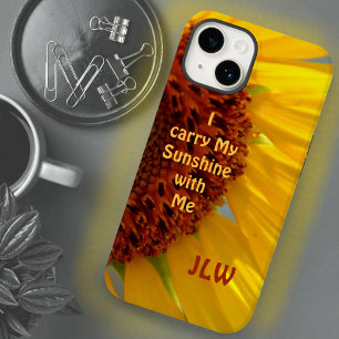Sonnenblume Botanisch trage ich meinen Sonnenschei Case-Mate iPhone 14 Hülle