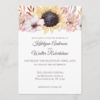 Sonnenblume Bouquet Spätsommer Blumenhochzeit