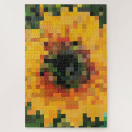 Sonnenblume Bright Floral Pixel Art