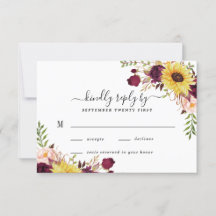 Sonnenblume Burgund Red Blush Peony Rose Hochzeit