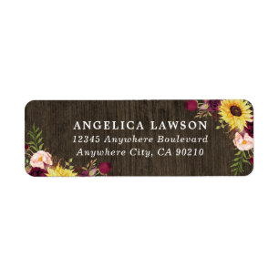 Sonnenblume Burgund Rote Rosen Rustikale Holzhochz