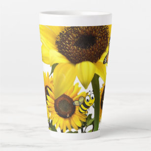 Sonnenblume Butterfly Hummel Latte Tasse