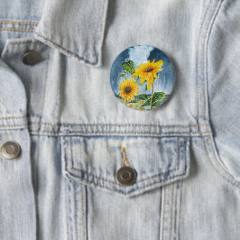 Sonnenblume Button