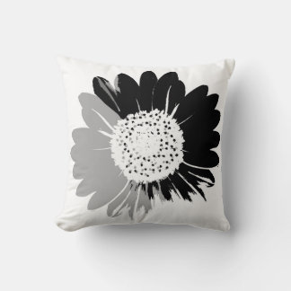 Sonnenblume BW Kissen