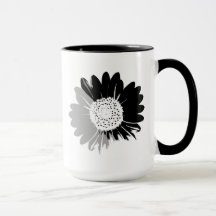 Sonnenblume BW Tasse