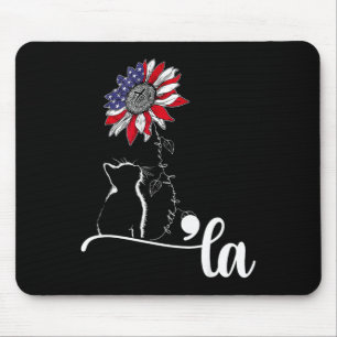 Sonnenblume Cat Comma La Kamala Harris für den Prä Mousepad