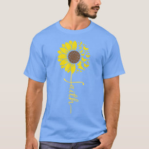 Sonnenblume Christlich Faith-Schmetterling Frauen T-Shirt