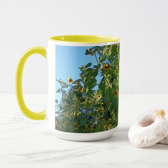 Sonnenblume Combo Tasse (Mit Donut)