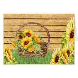 Sonnenblume Danke, denken Sie an Sie oder Leere No