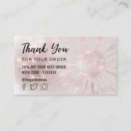 Sonnenblume danke Karte