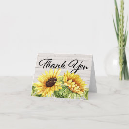 Sonnenblume danken Ihnen oder löschen Anmerkung Dankeskarte