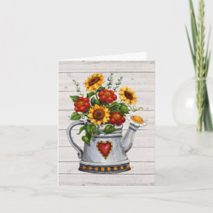 Sonnenblume danken Ihnen oder löschen Anmerkung Dankeskarte