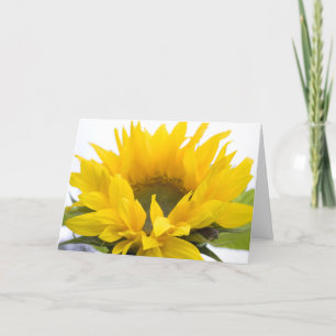 Sonnenblume… danken Ihnen zu kardieren Dankeskarte