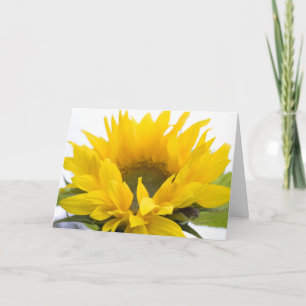 Sonnenblume… danken Ihnen zu kardieren Dankeskarte