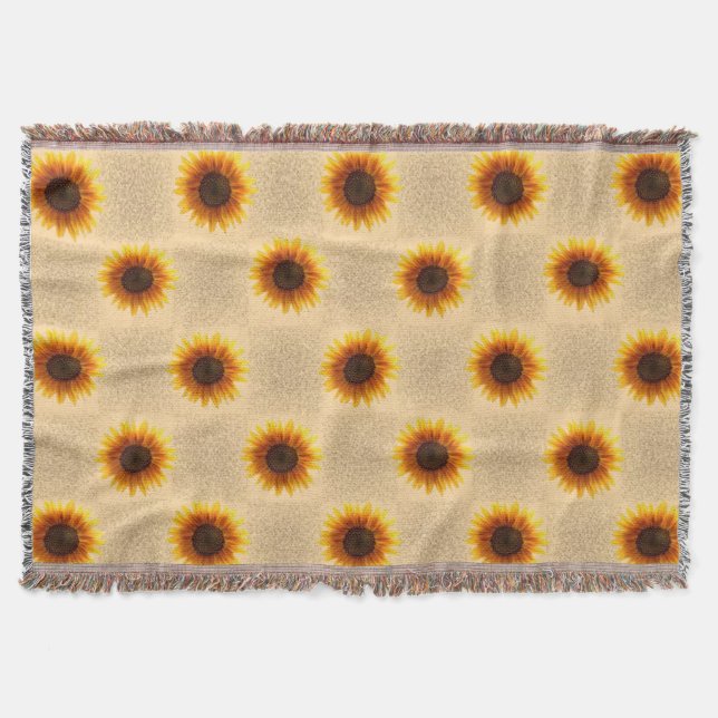 Sonnenblume Decke (Vorderseite)