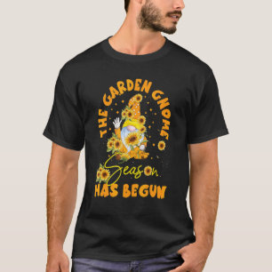 Sonnenblume Die Gartengnelen begannen für Gärtner  T-Shirt