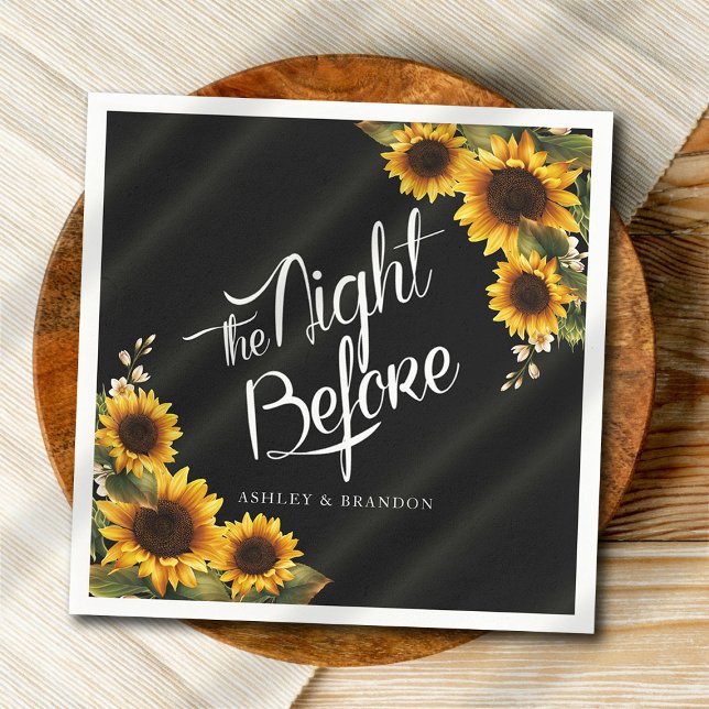 Sonnenblume Die Nacht vor der Probe Abendessen Nap Serviette (Von Creator hochgeladen)