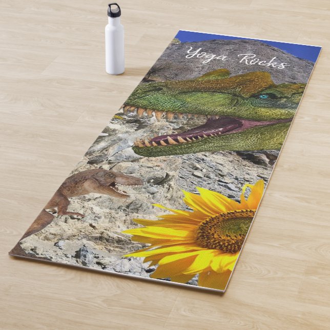 Sonnenblume Dinosaurier Yoga Mat Yogamatte (Beispiel)