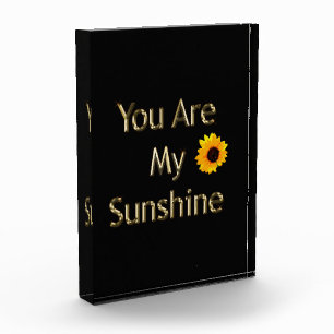 Sonnenblume, du bist mein Sonnenschein, Fotoblock