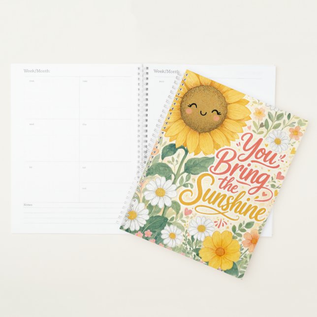 Sonnenblume: Du bringst den Sonnenschein Planer (Anzeige)