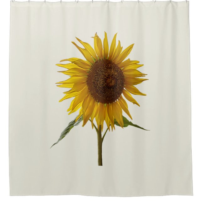 Sonnenblume Duschvorhang (Vorderseite)