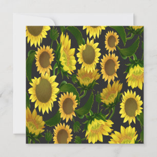 Sonnenblume Einladung