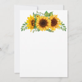 Sonnenblume Elegante Rustikale Hochzeit Einladung