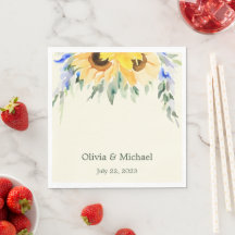 Sonnenblume Elegante Wasserfarbe Hochzeitliche Hoc