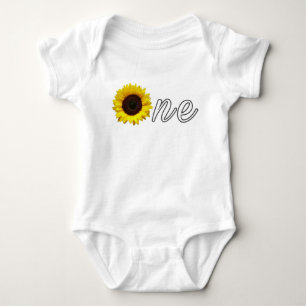 Sonnenblume-Entwurf einer Baby Strampler