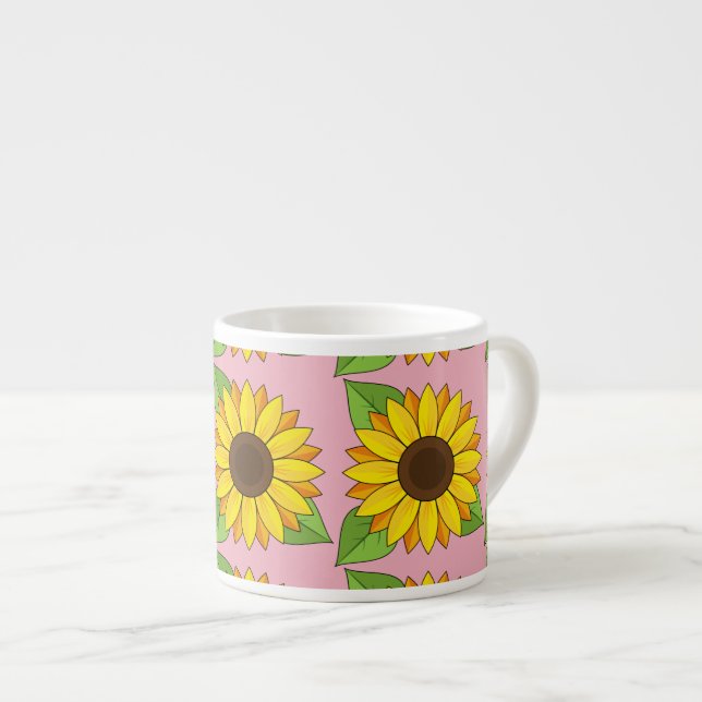 Sonnenblume Espressotasse (Vorderseite Rechts)