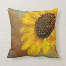 Sonnenblume-Explosions-Kissen
