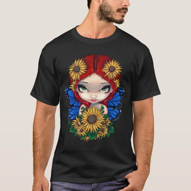 Sonnenblume-Fee-Shirt T-Shirt (Vorderseite)