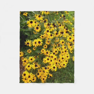 Sonnenblume-Feld Fleecedecke