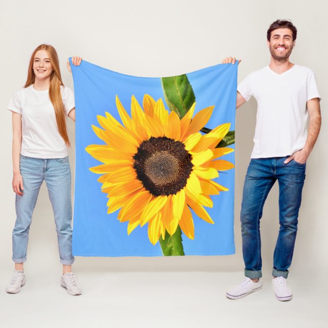 Sonnenblume Fleece Blanket (Beispiel)