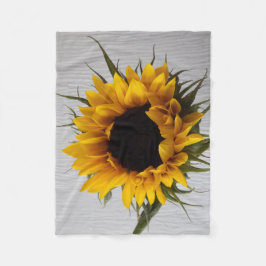 Sonnenblume-Fleece-Decke Fleecedecke