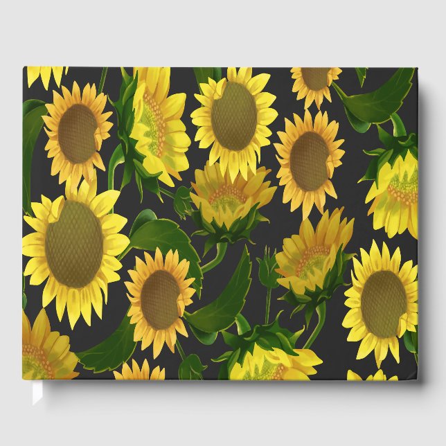 Sonnenblume Gästebuch (Vorderseite)