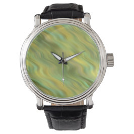 Sonnenblume Gelbe Wavy Textur Armbanduhr