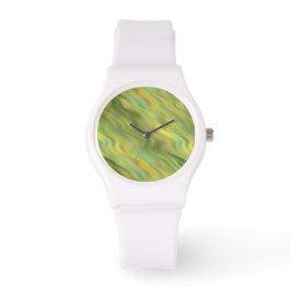 Sonnenblume Gelbe Wavy Textur Armbanduhr