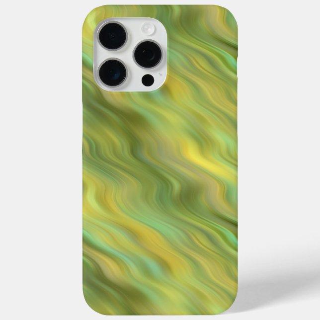 Sonnenblume Gelbe Wavy Textur Case-Mate iPhone Hülle (Rückseite)