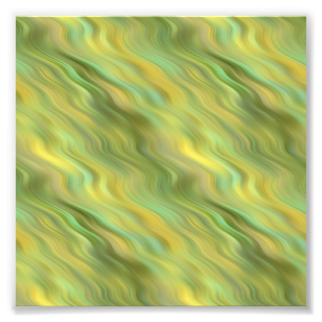 Sonnenblume Gelbe Wavy Textur Fotodruck (Vorne)