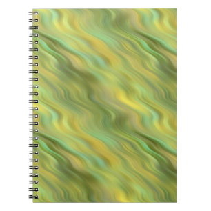 Sonnenblume Gelbe Wavy Textur Notizblock
