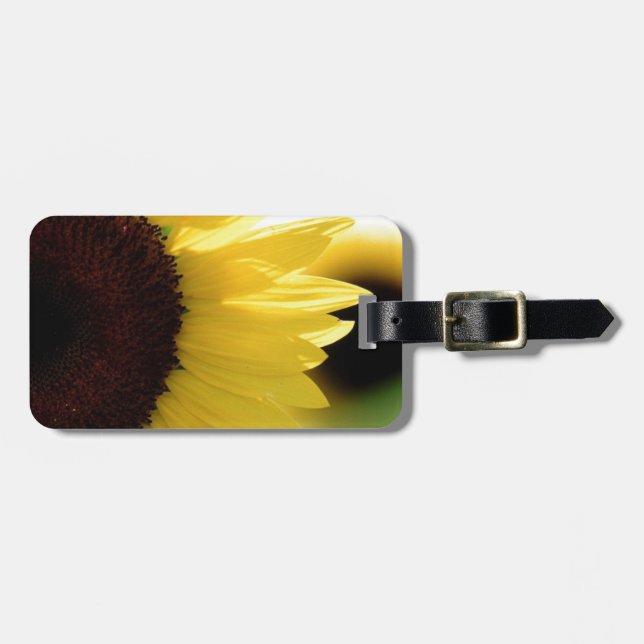 Sonnenblume Gepäckanhänger (Vorderseite horizontal)