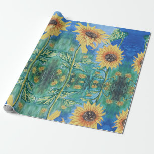 Sonnenblume Geschenkpapier