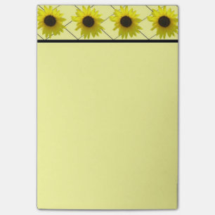 Sonnenblume-Gewirr Post-it Klebezettel