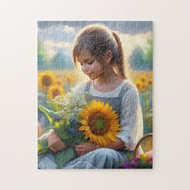 Sonnenblume Girl (Vertikal)