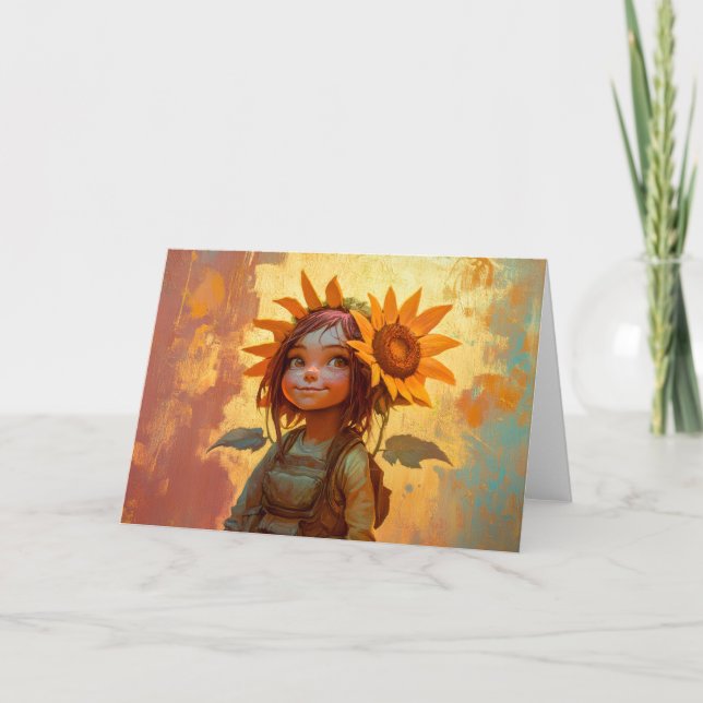 Sonnenblume Girl (Vorderseite)
