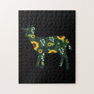 Sonnenblume Girl Floral Goat Kid Hawaiian