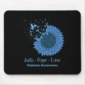 Sonnenblume Glaube Hoffnung Liebe Diabetes Bewusst Mousepad