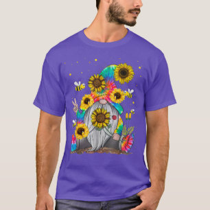 Sonnenblume Gnome Lover Hippie Gnome Sonnenblume M T-Shirt